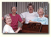 senior citizens singing 