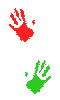 Photo of handprints